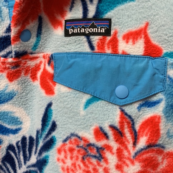 EXC Patagonia Synchilla Fleece Manoa Dusk Blue Women’s M Lightweight Snap-T 2015 - Picture 15 of 15